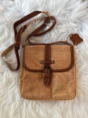 MA Handbags Made in Portugal Cork Crossbody Bag